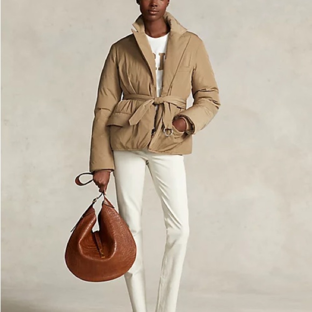 Polo Ralph Lauren
Water-Repellent Belted Down Jacket